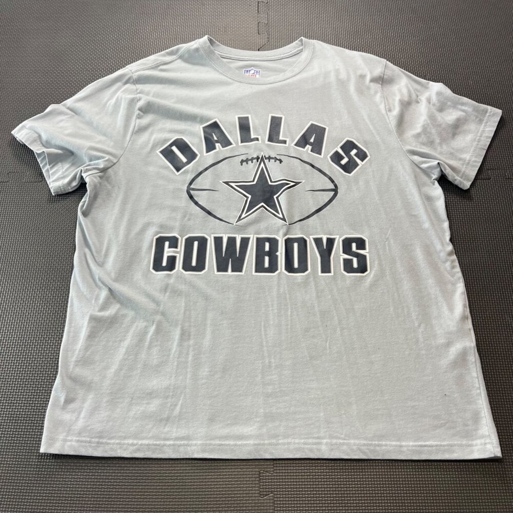 Dallas Cowboys NFL Gray Graphic T-Shirt 2XL Cotton Blend Fan Apparel